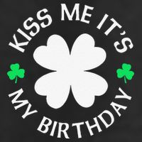 St Patricks Day Kiss Me It's My Birthday Adult Drive Performance Visor