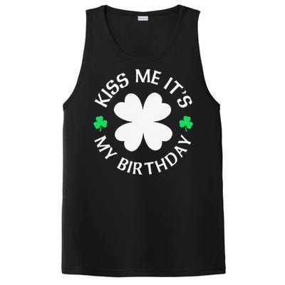 St Patricks Day Kiss Me It's My Birthday PosiCharge Competitor Tank