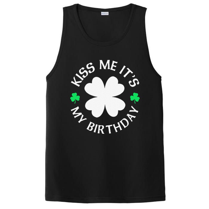 St Patricks Day Kiss Me It's My Birthday PosiCharge Competitor Tank