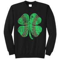 St Patrick's Day Shamrock Baseball Saint Paddy's Sweatshirt