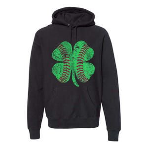 St Patrick's Day Shamrock Baseball Saint Paddy's Premium Hoodie