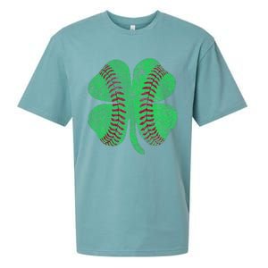 St Patrick's Day Shamrock Baseball Saint Paddy's Sueded Cloud Jersey T-Shirt