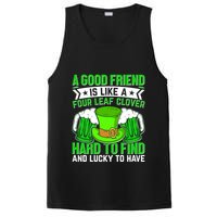 St Patricks Day A Good Friend Is Like A Four Leaf Clover PosiCharge Competitor Tank