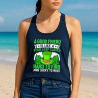 St Patricks Day A Good Friend Is Like A Four Leaf Clover Womens Tank Top