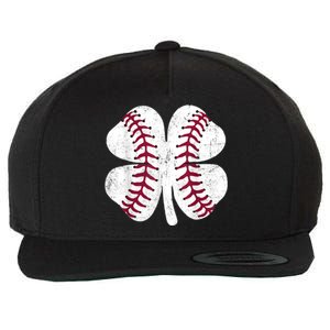 St Patricks Day Shamrock Baseball Saint Paddy's Wool Snapback Cap