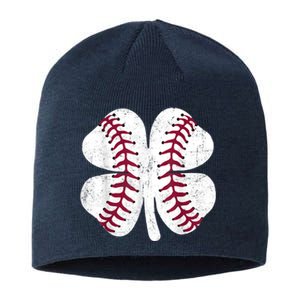 St Patricks Day Shamrock Baseball Saint Paddy's Sustainable Beanie