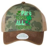 St Patricks Day Part Irish All Trouble Legacy Tie Dye Trucker Hat