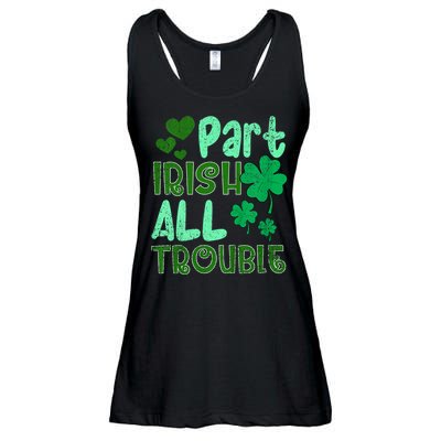 St Patricks Day Part Irish All Trouble Ladies Essential Flowy Tank