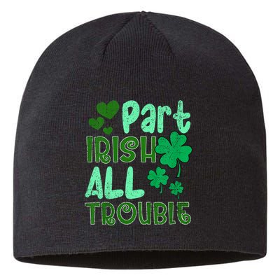 St Patricks Day Part Irish All Trouble Sustainable Beanie