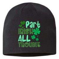 St Patricks Day Part Irish All Trouble Sustainable Beanie