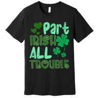 St Patricks Day Part Irish All Trouble Premium T-Shirt