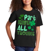 St Patricks Day Part Irish All Trouble Kids T-Shirt