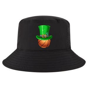 St Patrick's Day Basketball Irish Basketball Leprechaun Hat Gift Cool Comfort Performance Bucket Hat