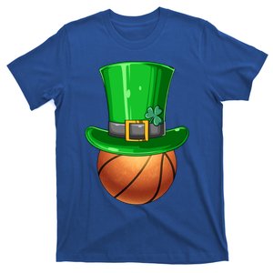 St Patrick's Day Basketball Irish Basketball Leprechaun Hat Gift T-Shirt