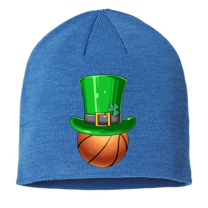 St Patrick's Day Basketball Irish Basketball Leprechaun Hat Gift Sustainable Beanie