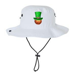 St Patrick's Day Basketball Irish Basketball Leprechaun Hat Gift Legacy Cool Fit Booney Bucket Hat