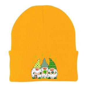 St Patricks Day Irish Gnomes Leprechauns St Pattys Day Knit Cap Winter Beanie