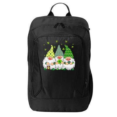 St Patricks Day Irish Gnomes Leprechauns St Pattys Day City Backpack