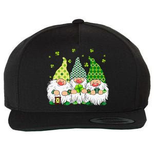 St Patricks Day Irish Gnomes Leprechauns St Pattys Day Wool Snapback Cap