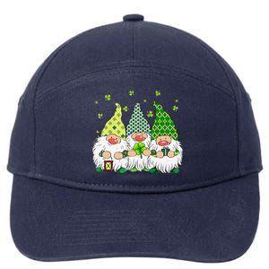 St Patricks Day Irish Gnomes Leprechauns St Pattys Day 7-Panel Snapback Hat