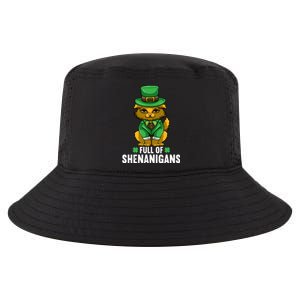 St Patricks Day Cat Full Of Shenanigans Gift Cool Comfort Performance Bucket Hat