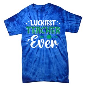 St Patricks Day For Teacher Great Gift Tie-Dye T-Shirt