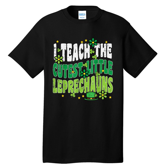 St Patrick Day Teach Little Leprechauns Saint Paddys Teacher Tall T-Shirt