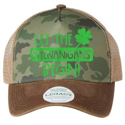 St Patricks Day Let The Shenanigans Begin Legacy Tie Dye Trucker Hat