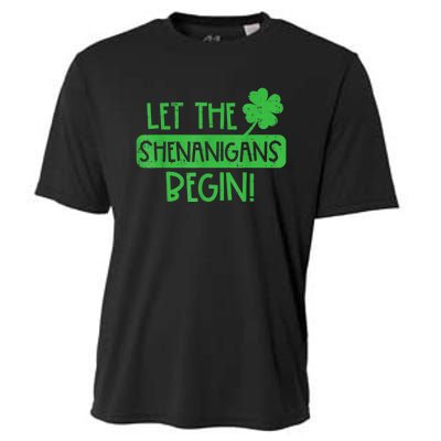 St Patricks Day Let The Shenanigans Begin Cooling Performance Crew T-Shirt