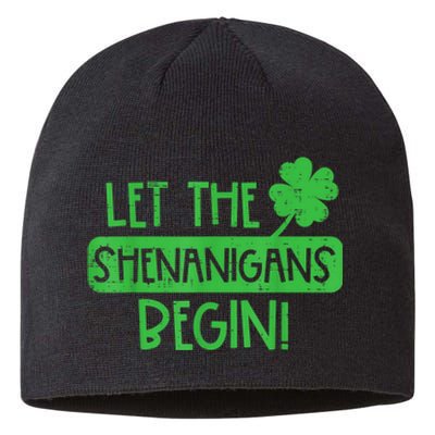 St Patricks Day Let The Shenanigans Begin Sustainable Beanie