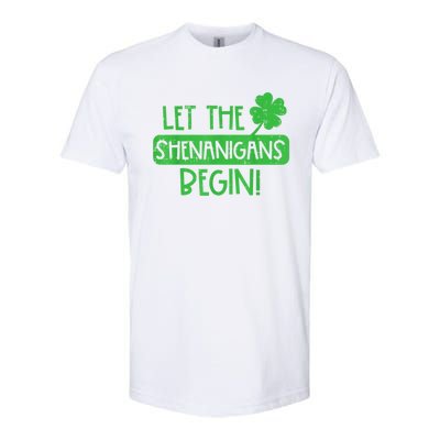 St Patricks Day Let The Shenanigans Begin Softstyle® CVC T-Shirt