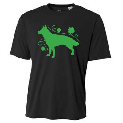 St Patricks Day Green Dog Cooling Performance Crew T-Shirt