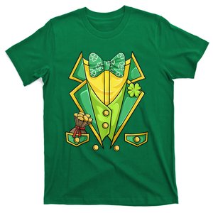 St Patricks Day Irish Tuxedo Leprechaun Costume T-Shirt