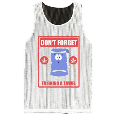 Dont Forget To Bring A Towel Funny Mesh Reversible Basketball Jersey Tank