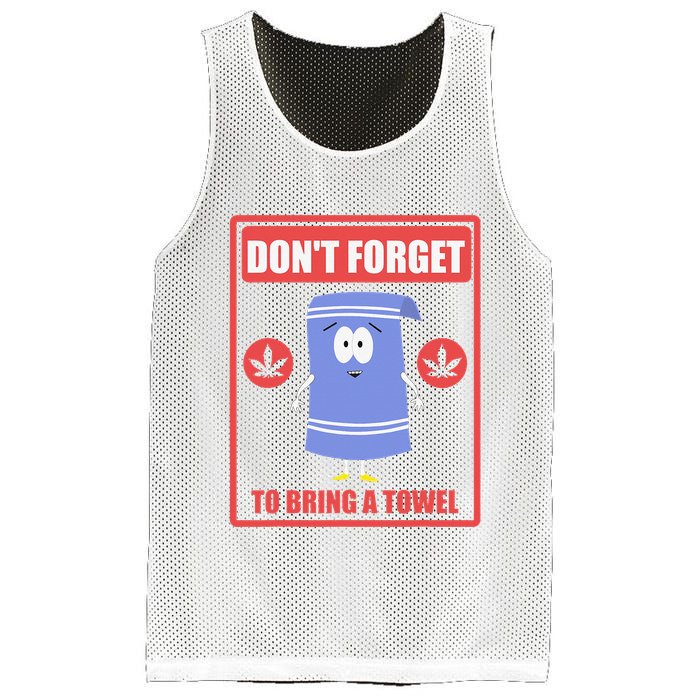 Dont Forget To Bring A Towel Funny Mesh Reversible Basketball Jersey Tank