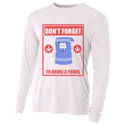 Dont Forget To Bring A Towel Funny Cooling Performance Long Sleeve Crew