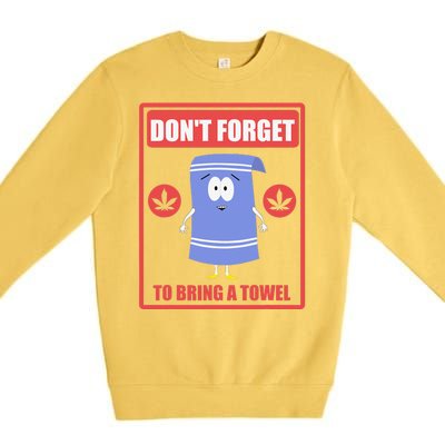 South Park Don't Forget To Bring A Towel Premium Crewneck Sweatshirt