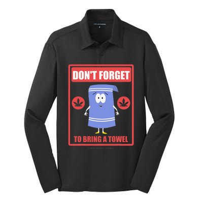 South Park Don't Forget To Bring A Towel Silk Touch Performance Long Sleeve Polo