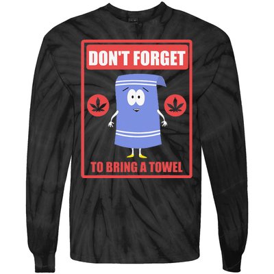 South Park Don't Forget To Bring A Towel Tie-Dye Long Sleeve Shirt