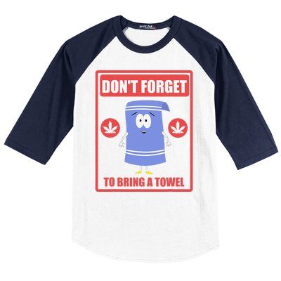 South Park Don't Forget To Bring A Towel Baseball Sleeve Shirt