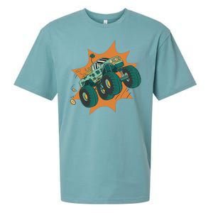 St Patrick's Day Monster Truck Sueded Cloud Jersey T-Shirt