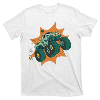 St Patrick's Day Monster Truck T-Shirt