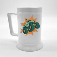 St Patrick's Day Monster Truck Beer Stein