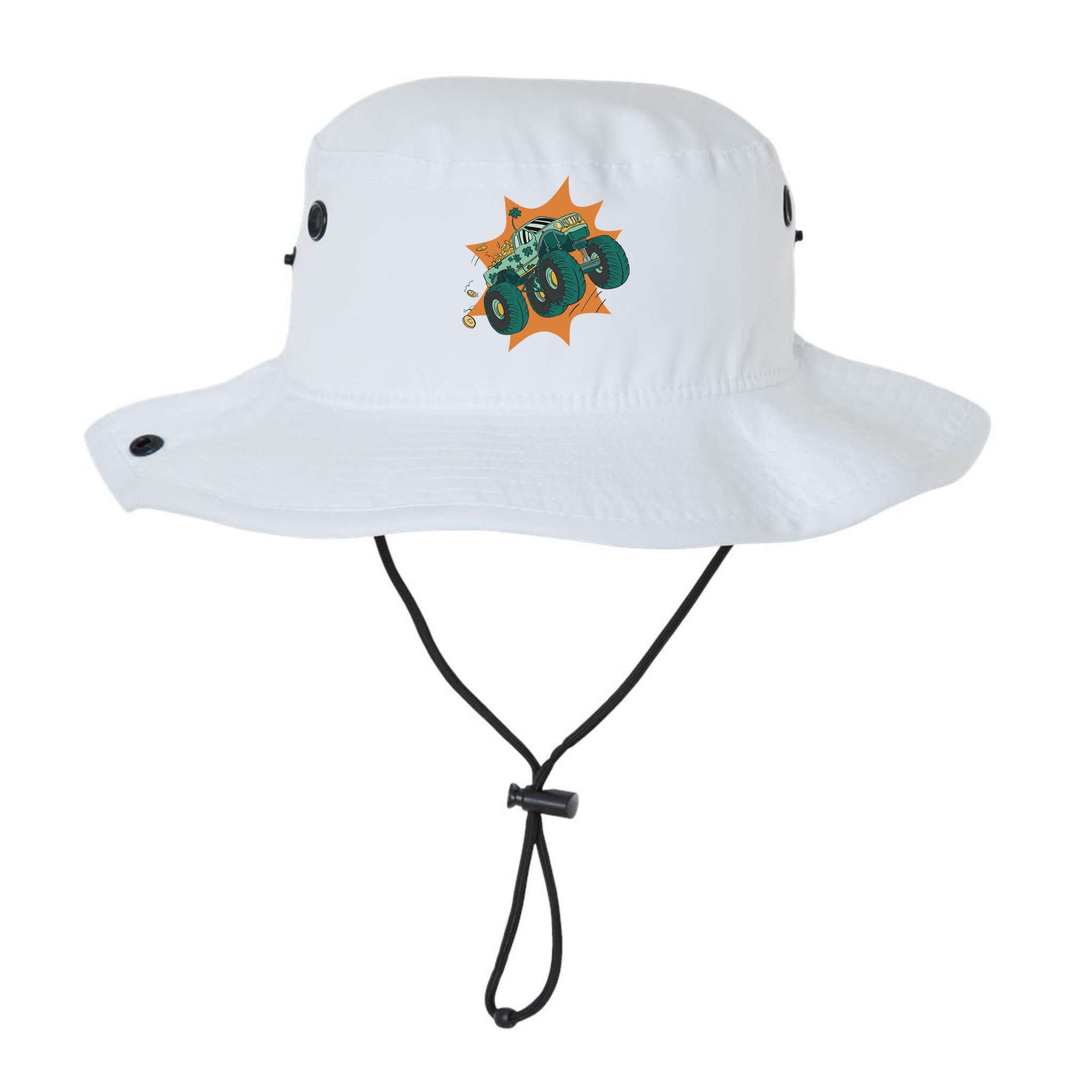 St Patrick's Day Monster Truck Bucket Hat