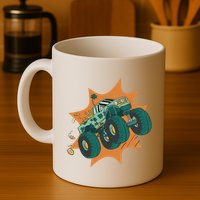 St Patrick's Day Monster Truck Mug