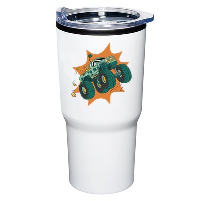 St Patrick's Day Monster Truck Tumbler
