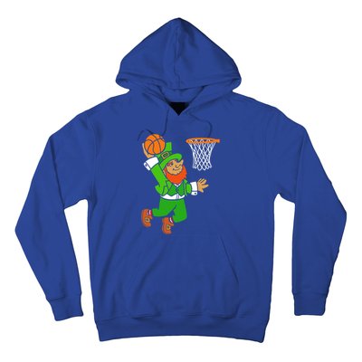 St Patrick's Day Leprechaun Basketball Dunk Sports Costume Gift Hoodie