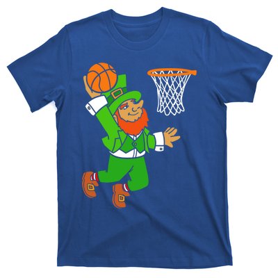 St Patrick's Day Leprechaun Basketball Dunk Sports Costume Gift T-Shirt