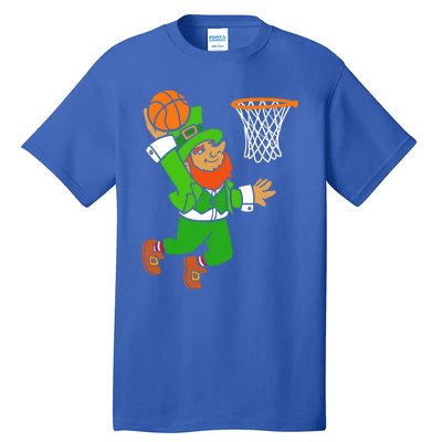 St Patrick's Day Leprechaun Basketball Dunk Sports Costume Gift Tall T-Shirt