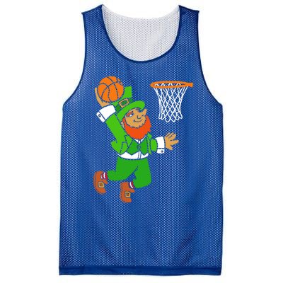 St Patrick's Day Leprechaun Basketball Dunk Sports Costume Gift Mesh Reversible Basketball Jersey Tank